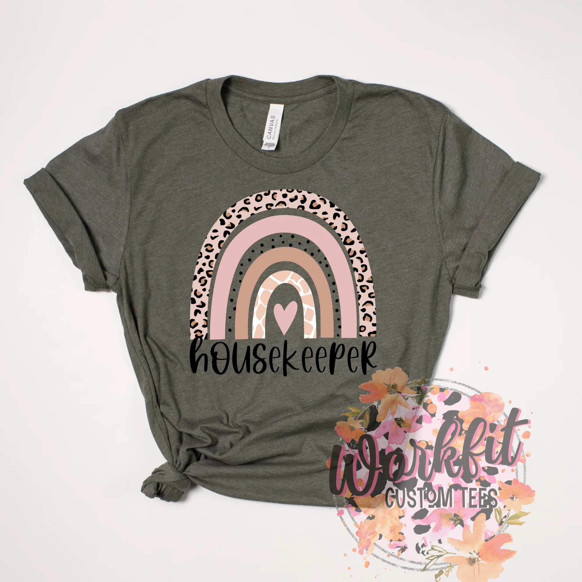 Rainbow Housekeeping Tee