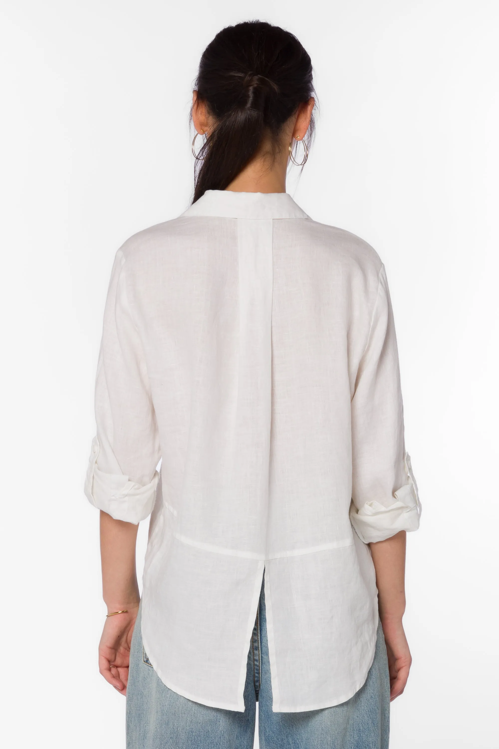 Riley White Linen Shirt