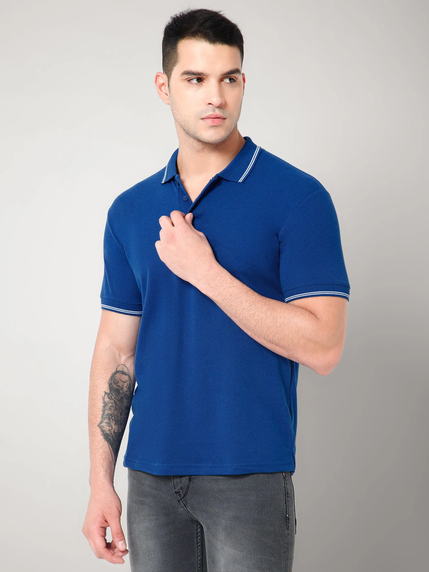 Royal Blue Polo T-shirt