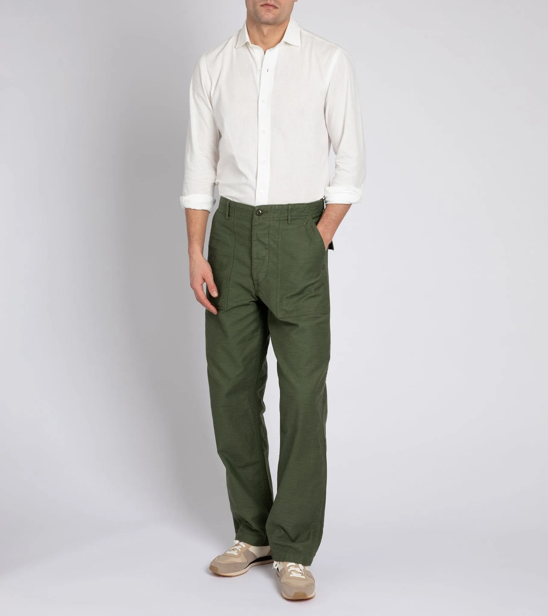 Salvatore Piccolo Cotton Linen Shirt: White