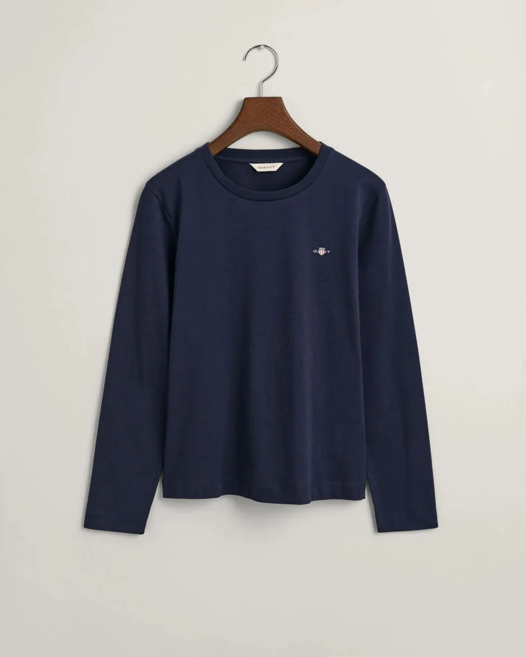 Shield Long Sleeve T-Shirt- Navy