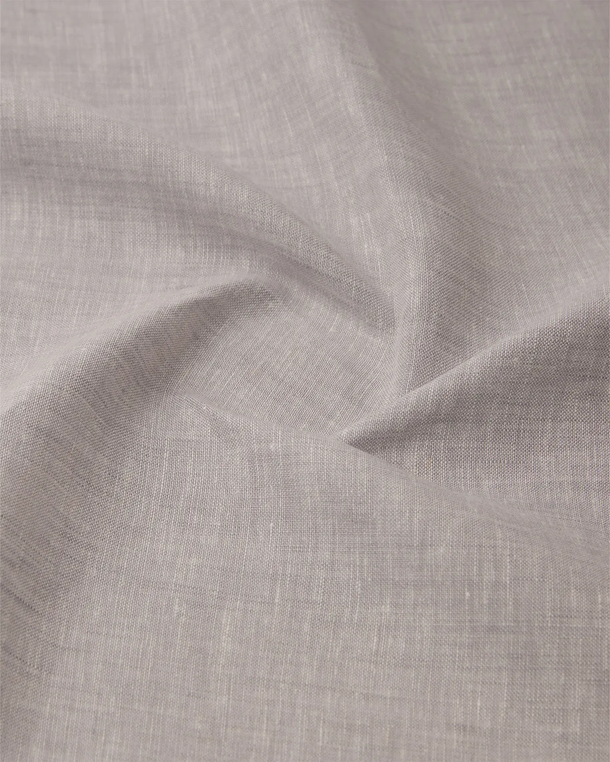 Soft Washed Linen Shirt - Light Grey