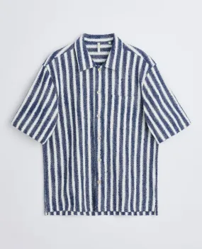 Sunflower SPACEY SS SHIRT Navy Stripe SS24