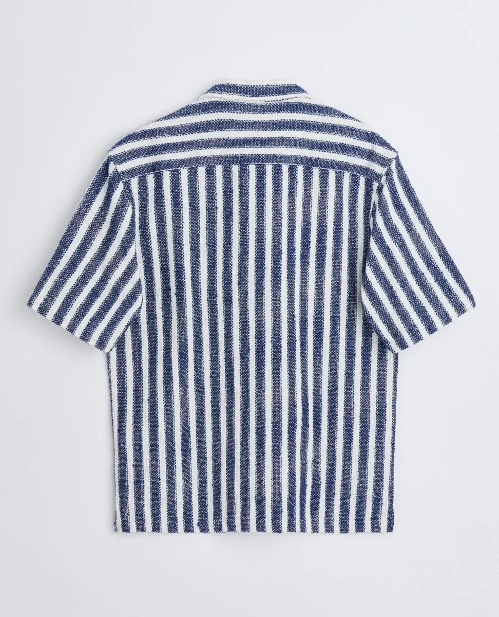 Sunflower SPACEY SS SHIRT Navy Stripe SS24