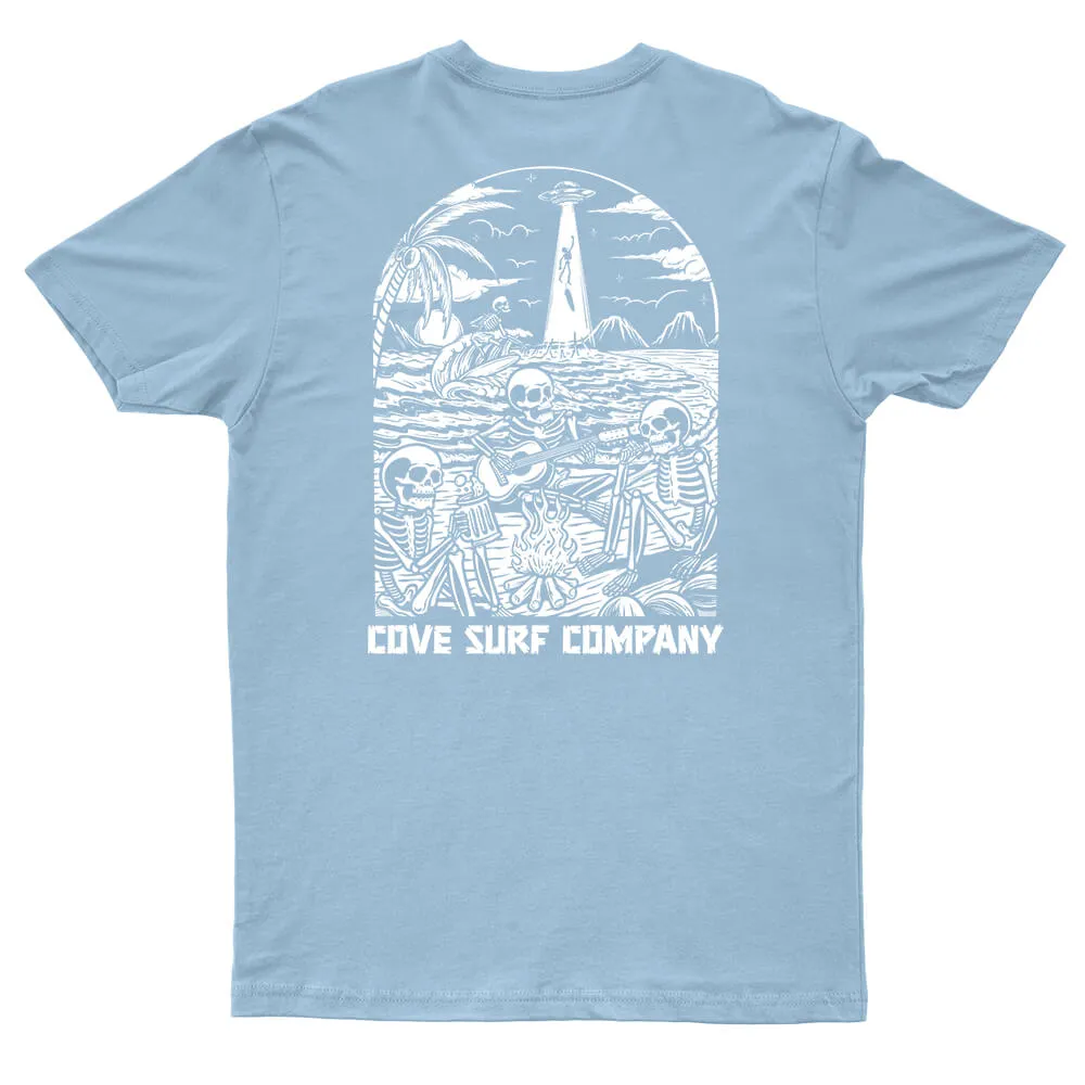 UFO Party Tee - Dusty Blue