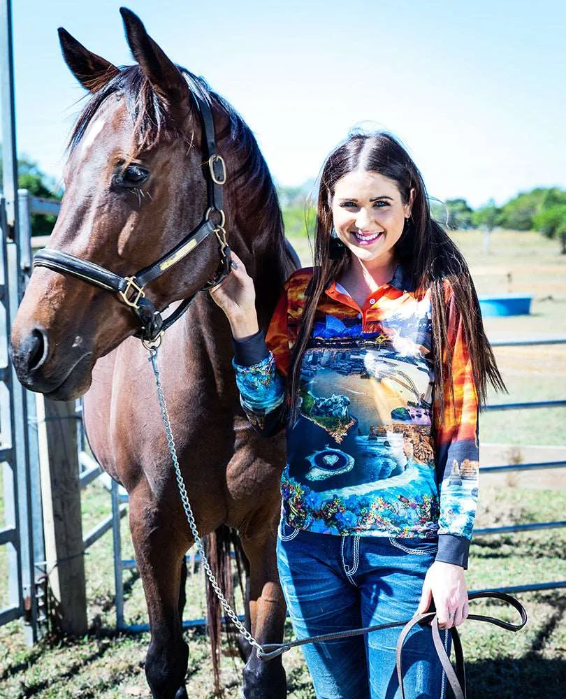 Unisex Fishing Shirt 'Australia in Colour'