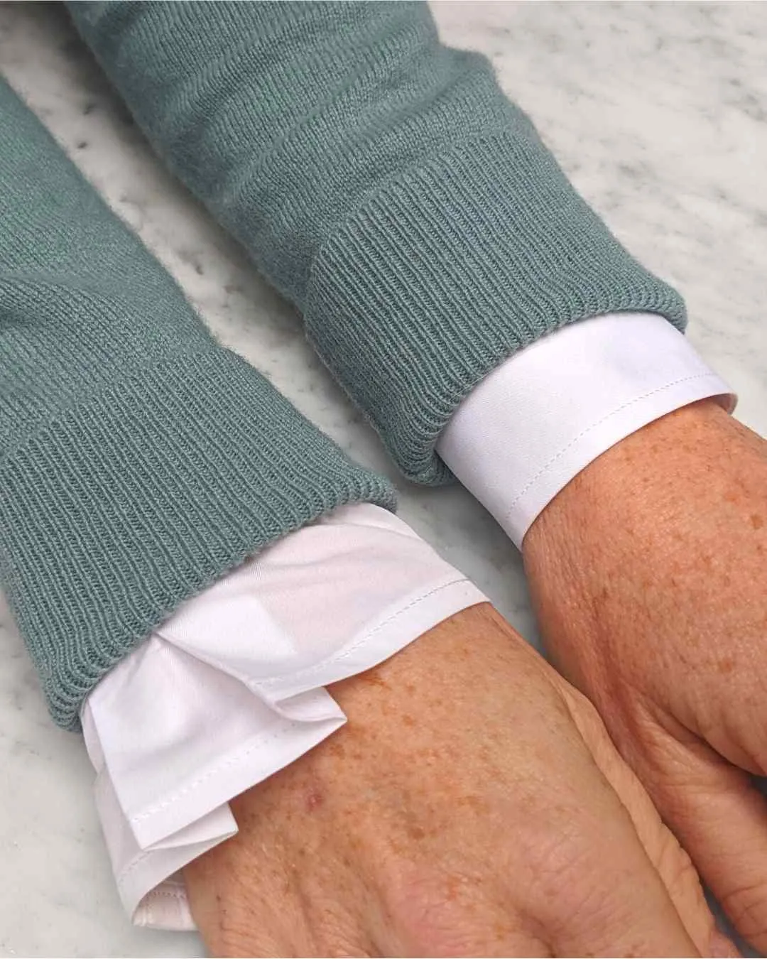 WearWith White Cotton Shirt Cuffs