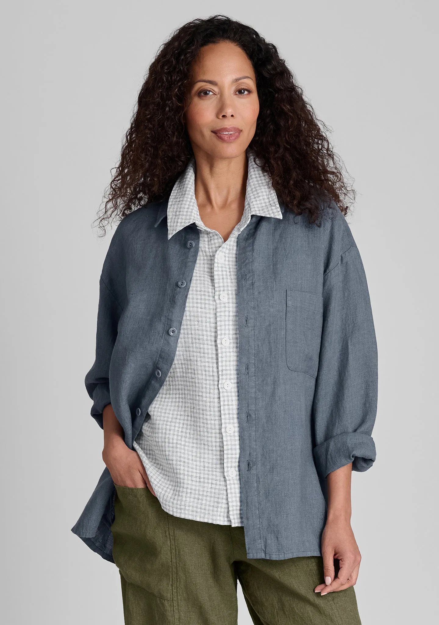 Whole Shirt - Linen Button Down Shirt